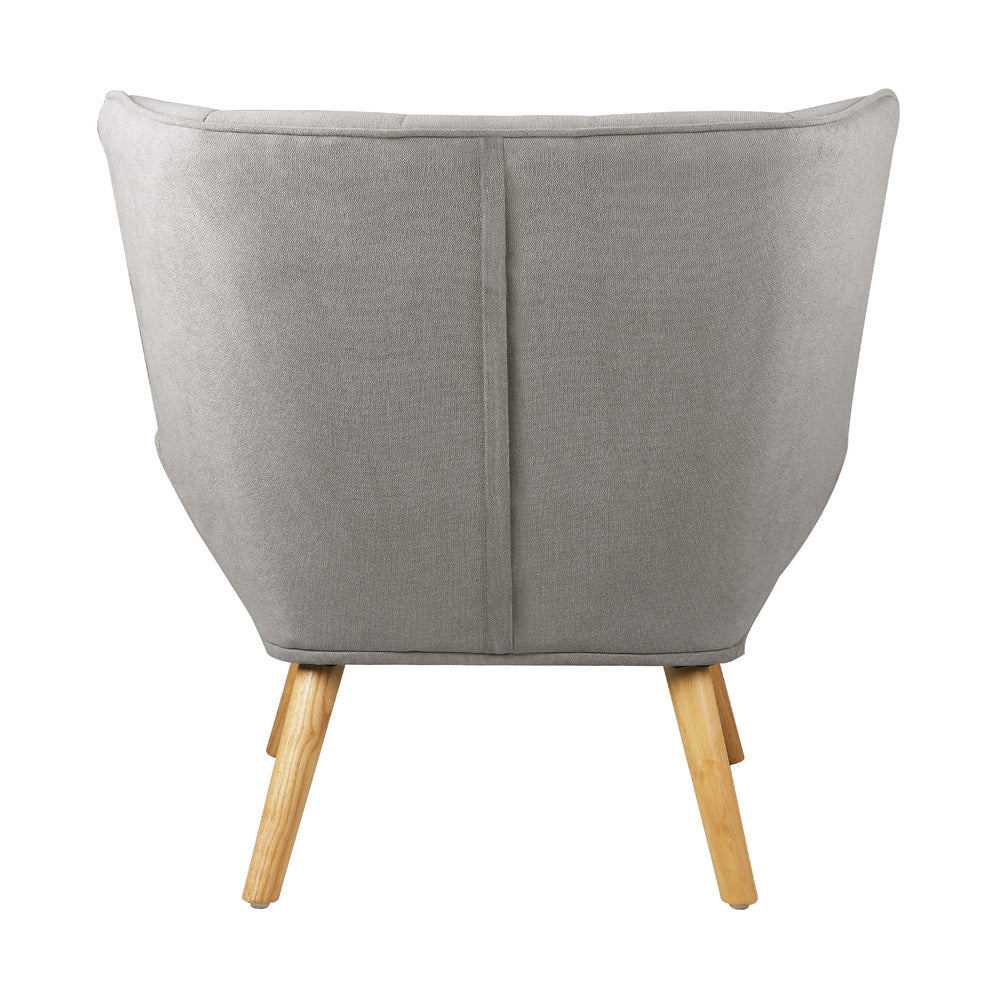 Armchair Accent Chairs Sofa Lounge Fabric Upholstered Tub Chair Grey