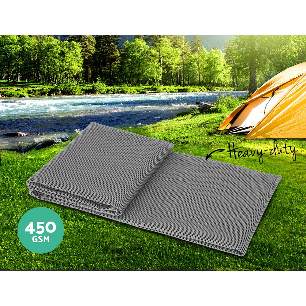 3M X 2.5M Caravan Camping Floor Matting Mesh (2Pcs)