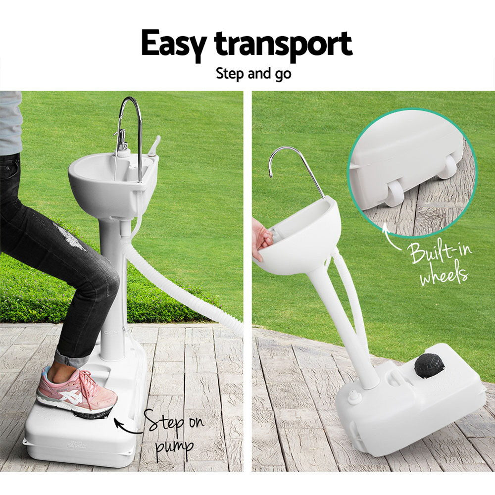 Camping Basin Portable Hand Wash Sink 19L