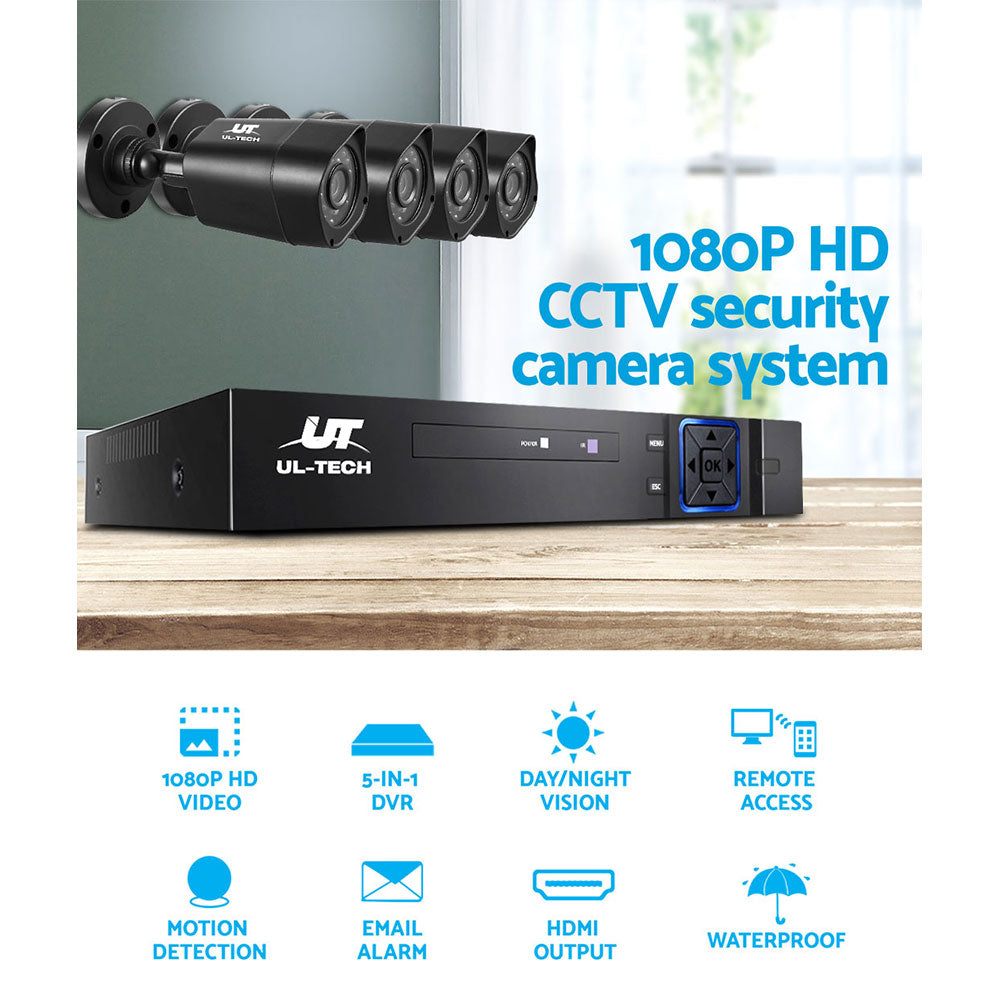 8Ch Dvr 4 Cameras Advanced Surveillance Solution