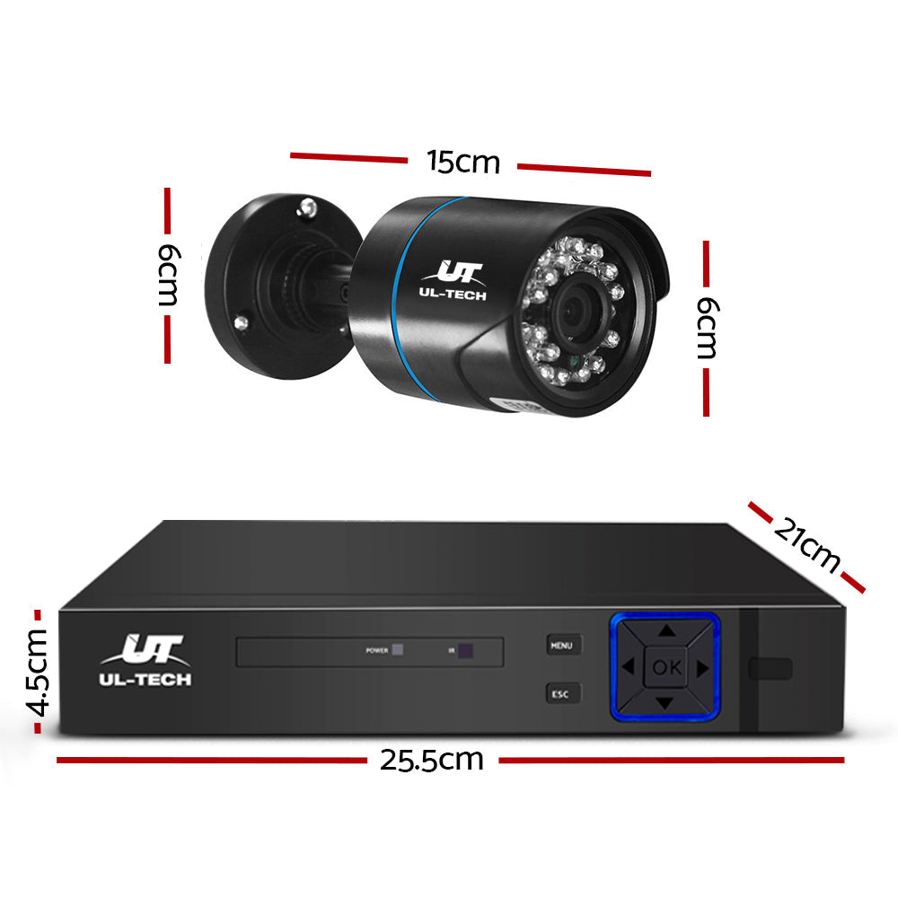 8Ch Dvr 8 Cameras High-Def Surveillance Solution