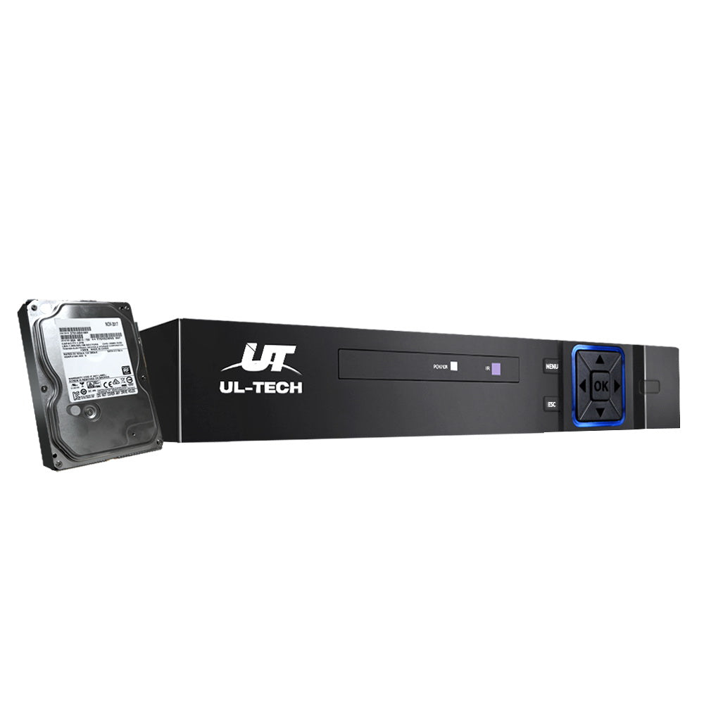 4Ch Dvr 1080P 5In1 Cctv Video Recorder 4Tb Hard Drive