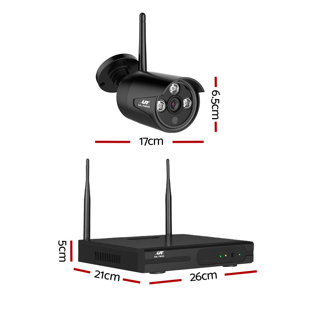 Wireless Cctv Security System 8Ch 3Mp 8 Bullet Cameras 4Tb