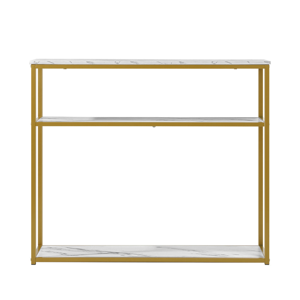 Hall Console Table Metal Hallway Desk Entry Display Wh&GD Furniture