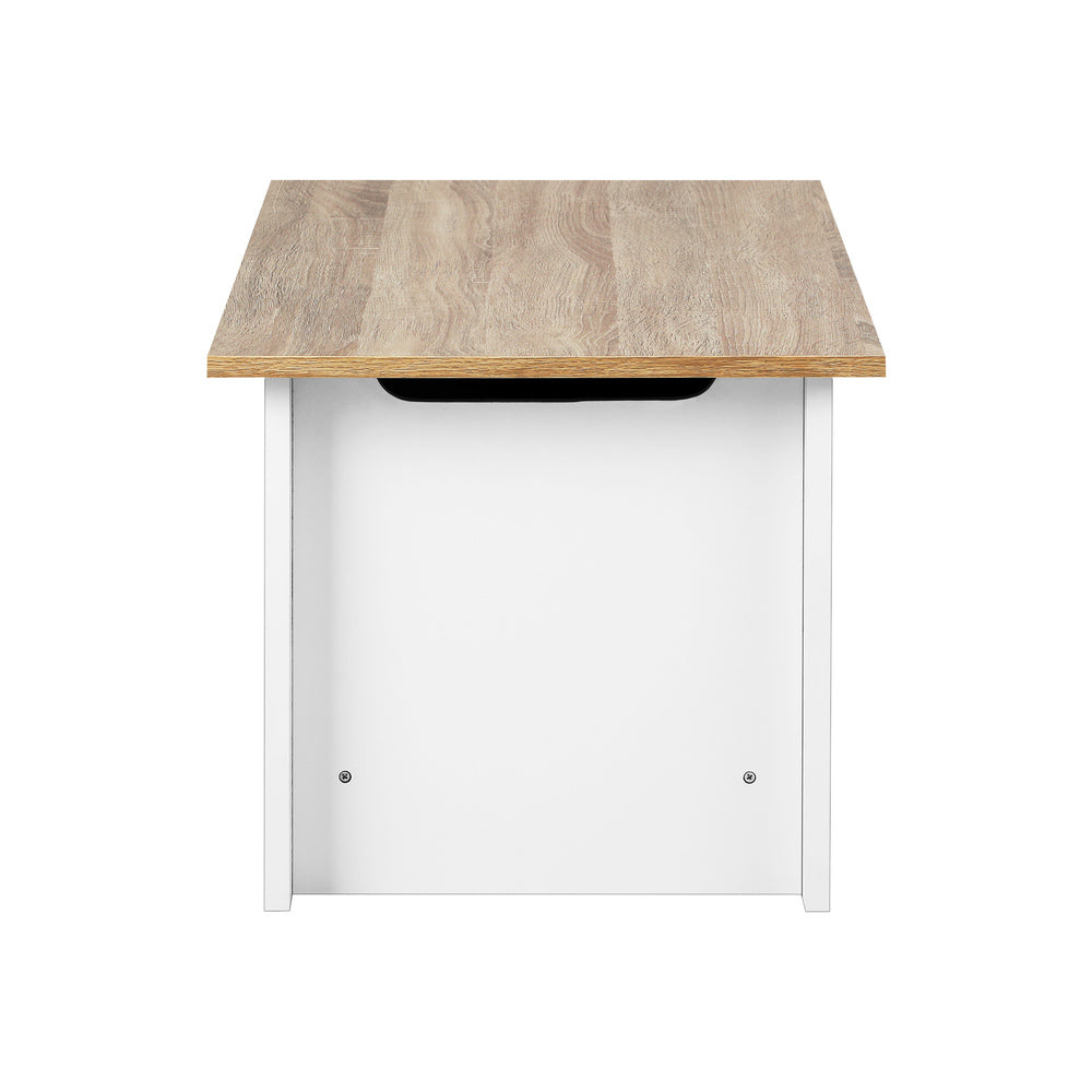 Contemporary Elegance of a Lift-Up Coffee Table with Display Shelf
