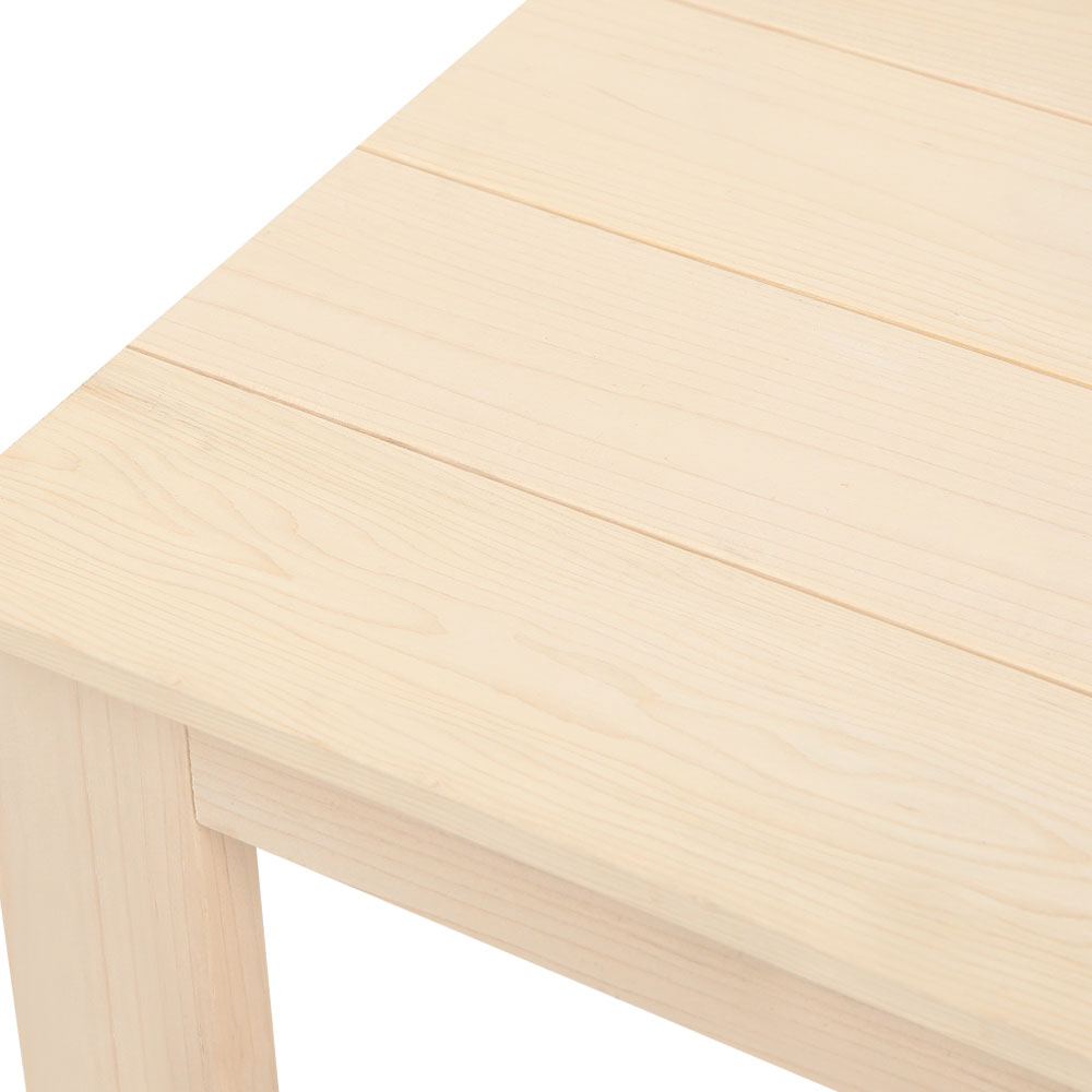 Wooden Coffee Side Table - Outdoor Camping Natural