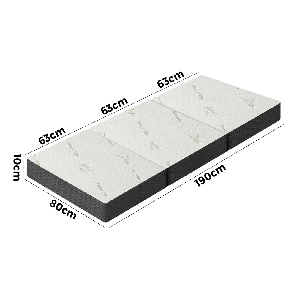 Folding Foam Mattress Trifold Sleeping Mat Single