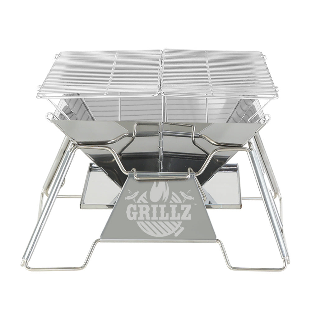 Fire Pit Bbq Grill With Carry Bag Portable