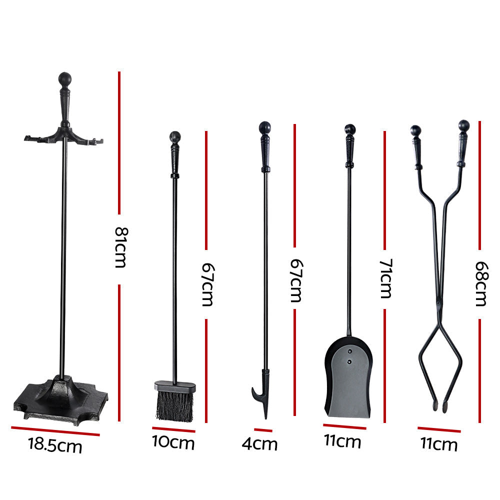 Fire Pit Tool Set 5 Pcs