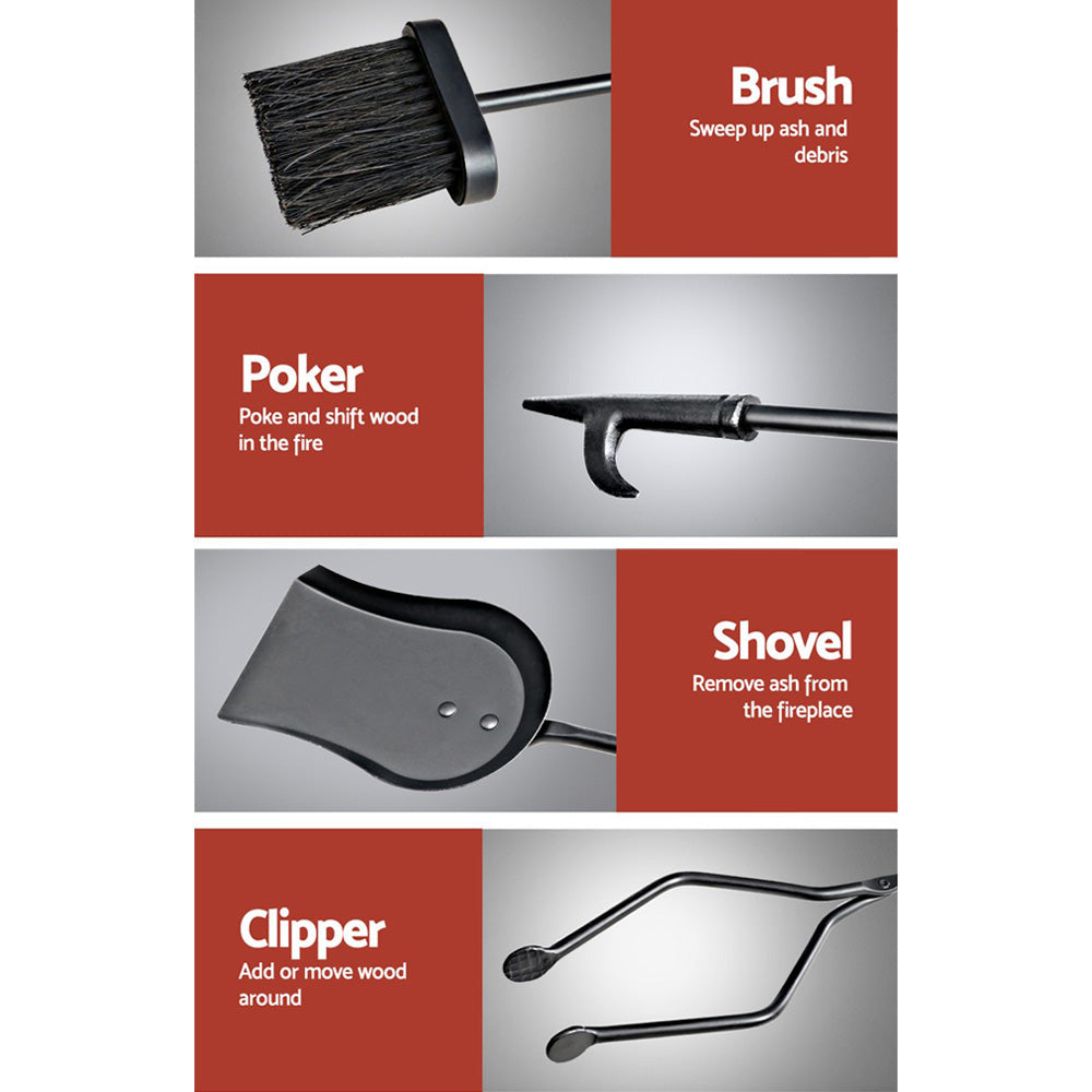 Fire Pit Tool Set 5 Pcs