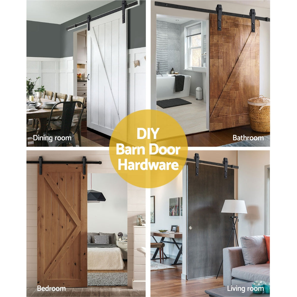 Sliding Barn Door Hardware Track Set 2M
