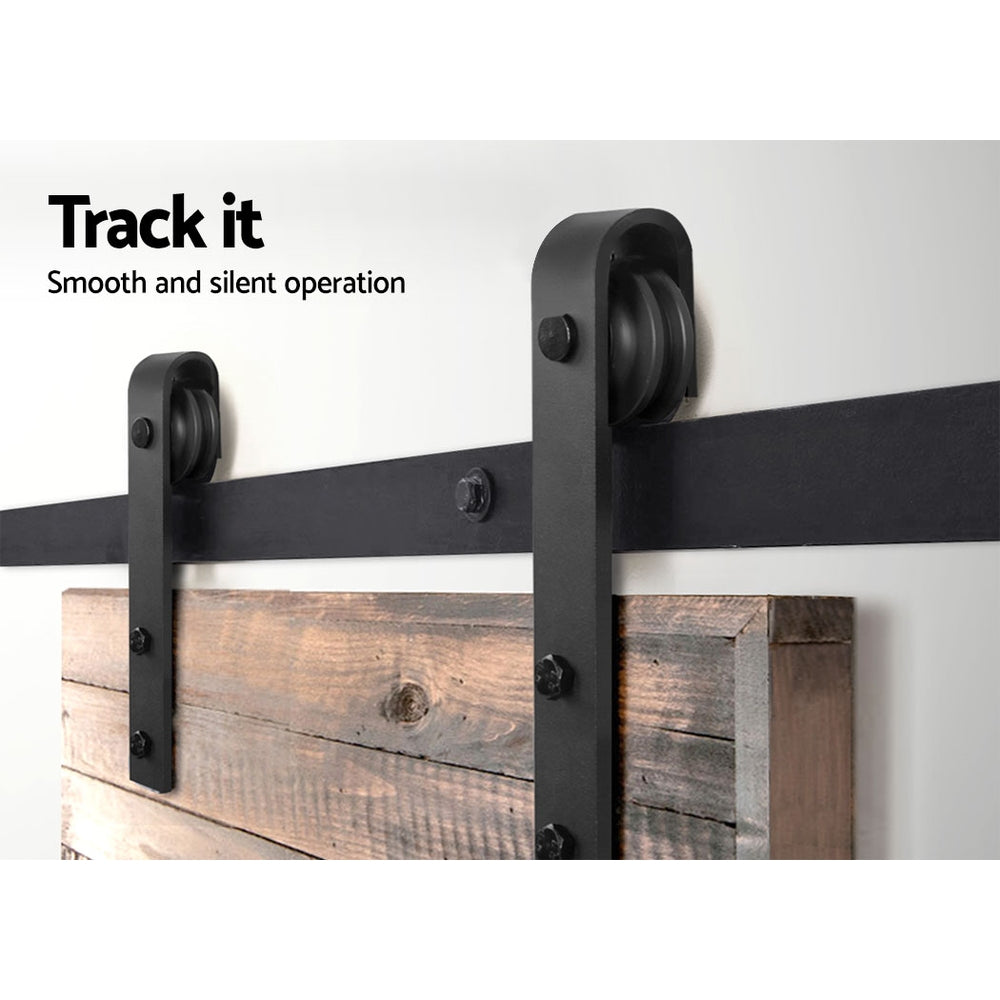 Sliding Barn Door Hardware Track Set 2M