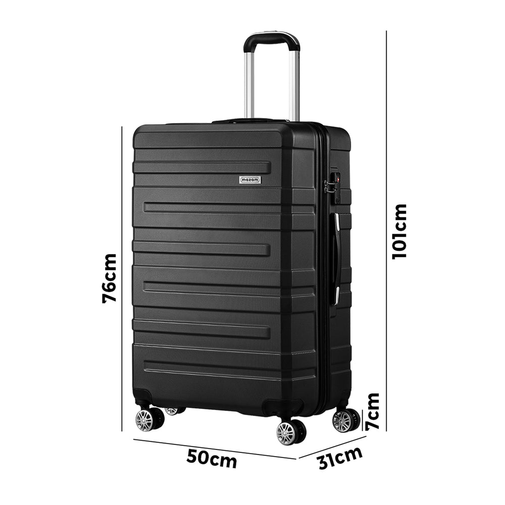 28" Luggage Suitcase Trolley Set Travel TSA Lock Storage Hard Case
