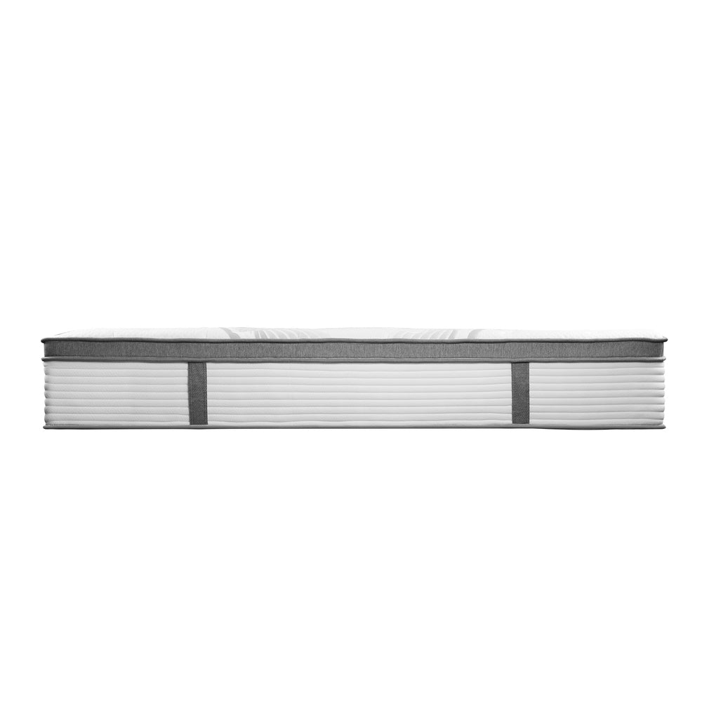 H&L 34cm 7Zone Double Mattress Euro Top Bed Mattress Pocket Spring Medium Firm