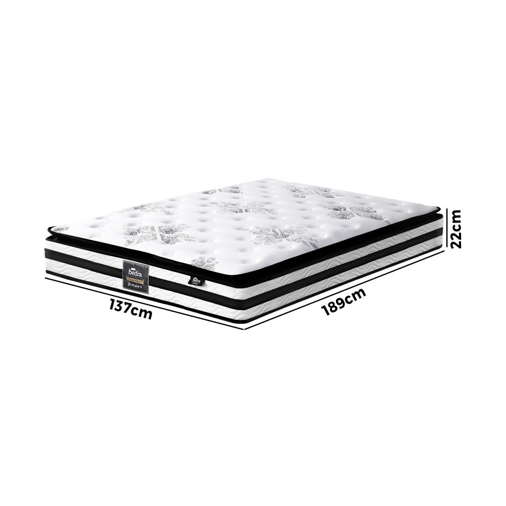 Simple Deals Double Mattress Breathable Luxury Bed Bonnell Spring Foam Medium 22cm