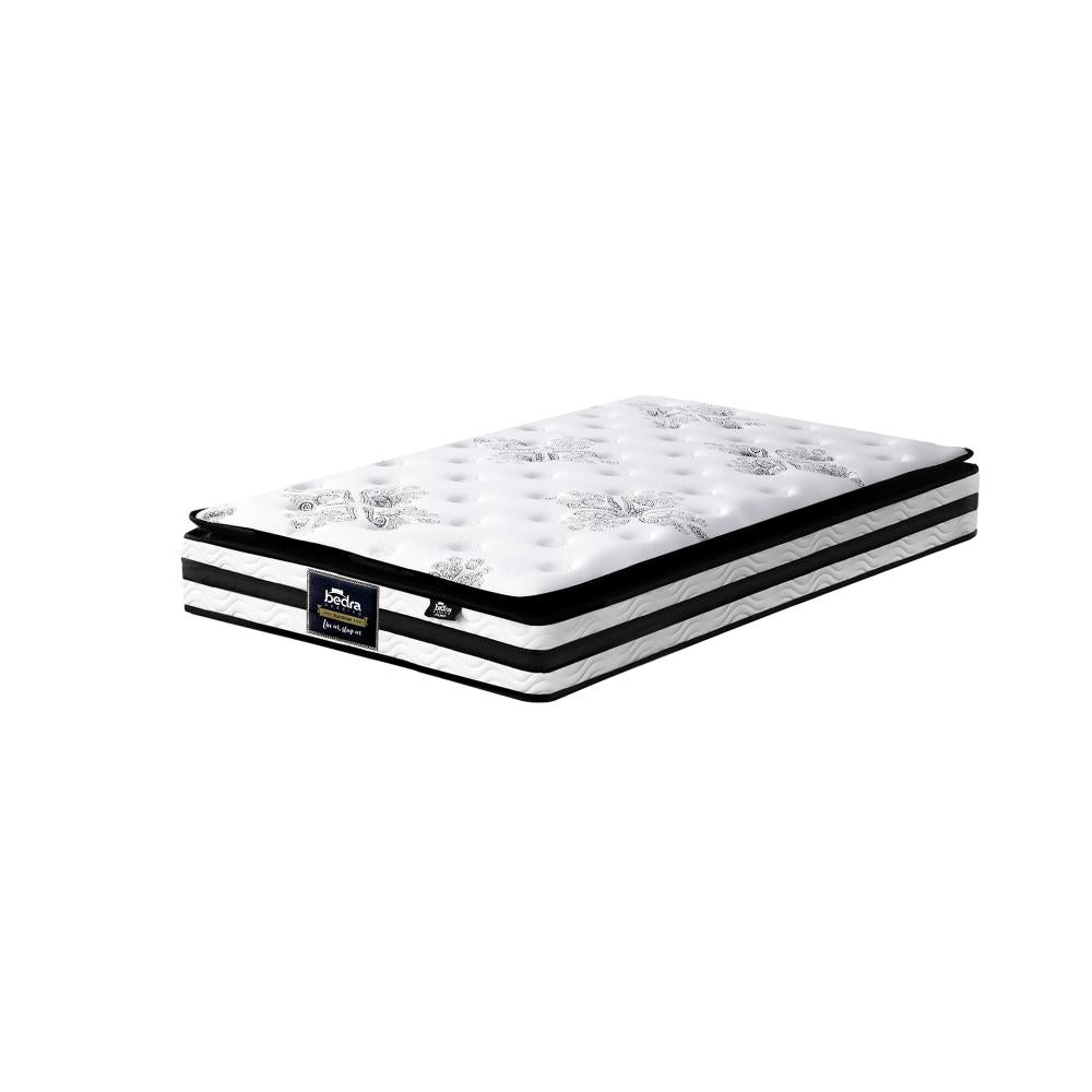 Simple Deals Single Mattress Breathable Luxury Bed Bonnell Spring Foam Medium 22cm
