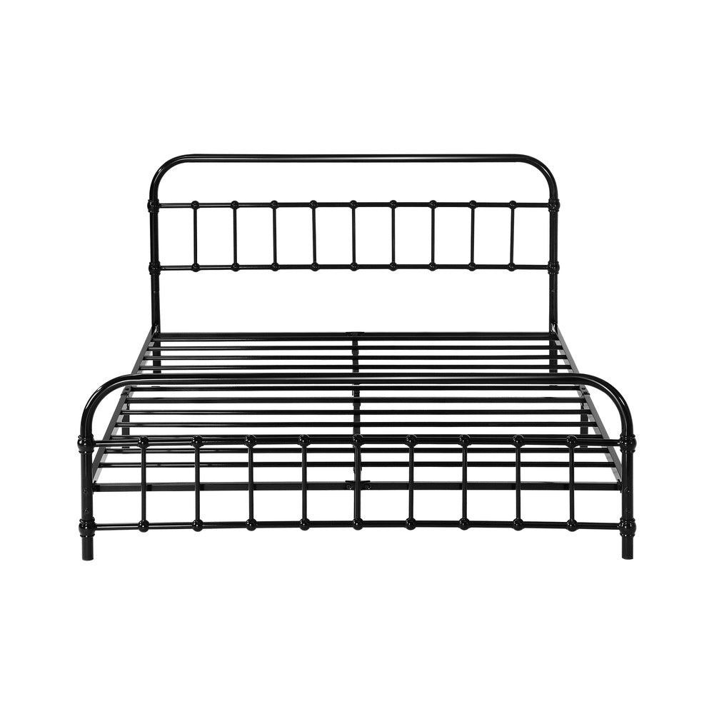 Metal Bed Frame Double Size Bed Base Platform