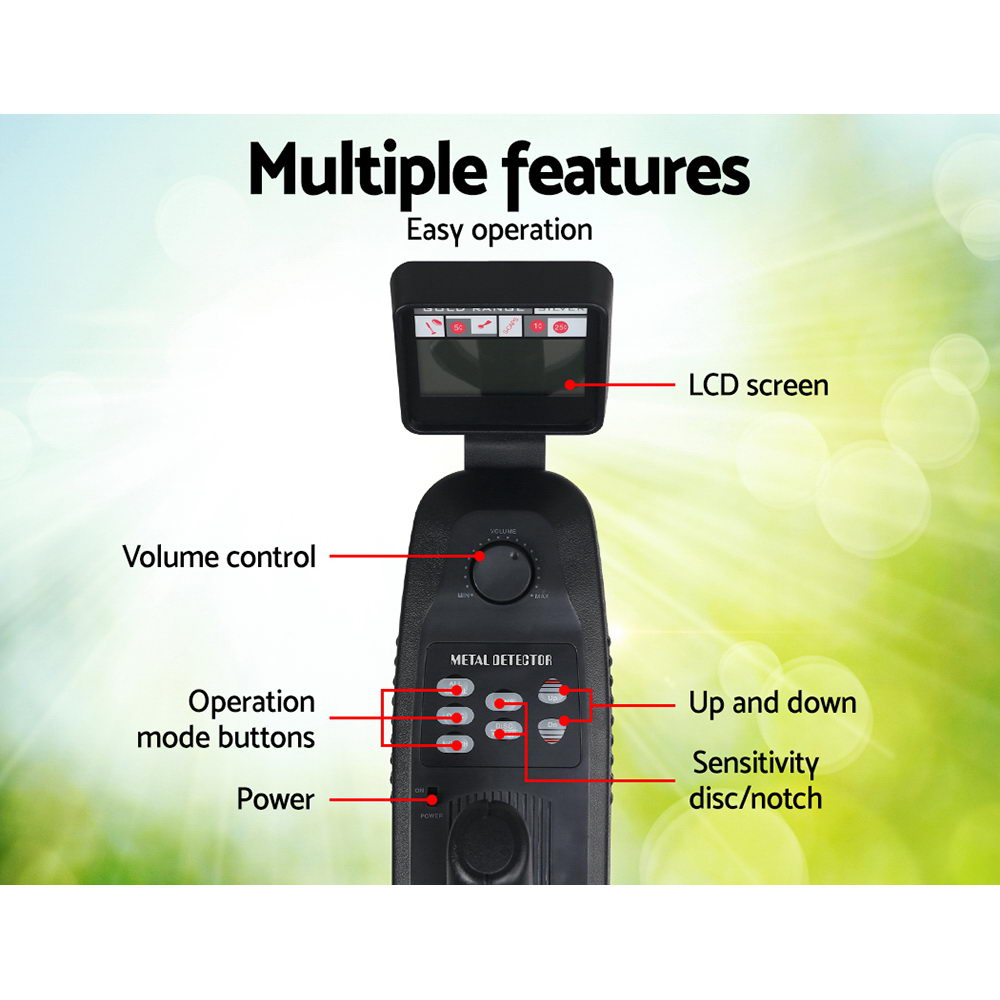 180Mm Deep Waterproof Treasure Hunter Metal Detector