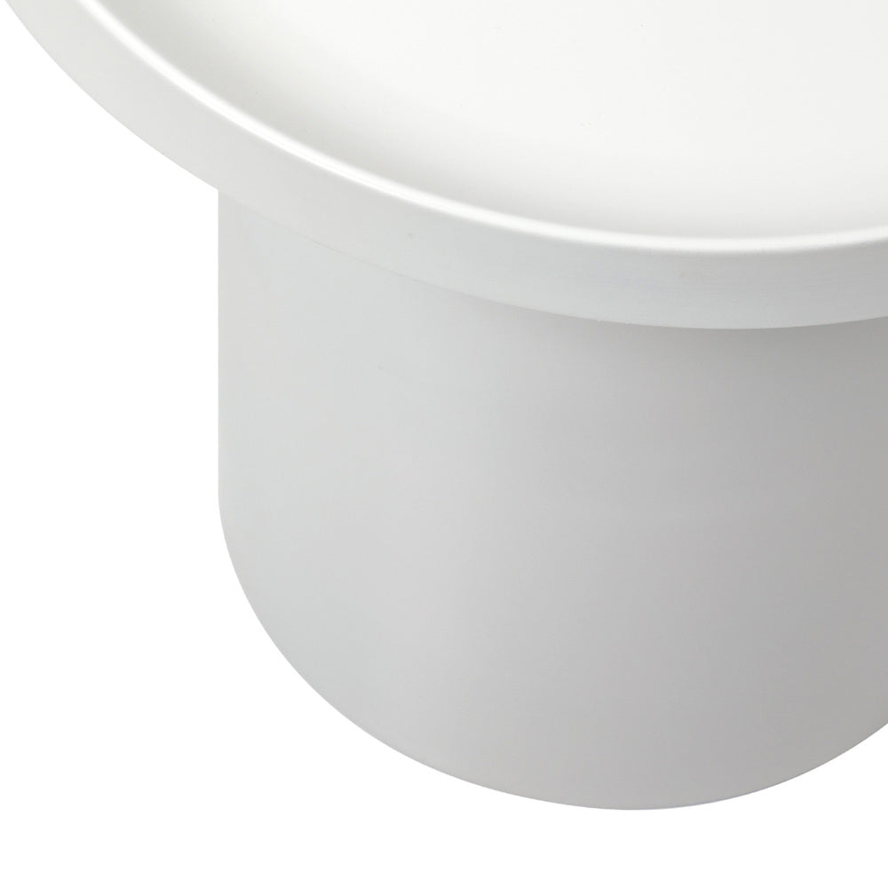Coffee Table Round End Table Side Table White