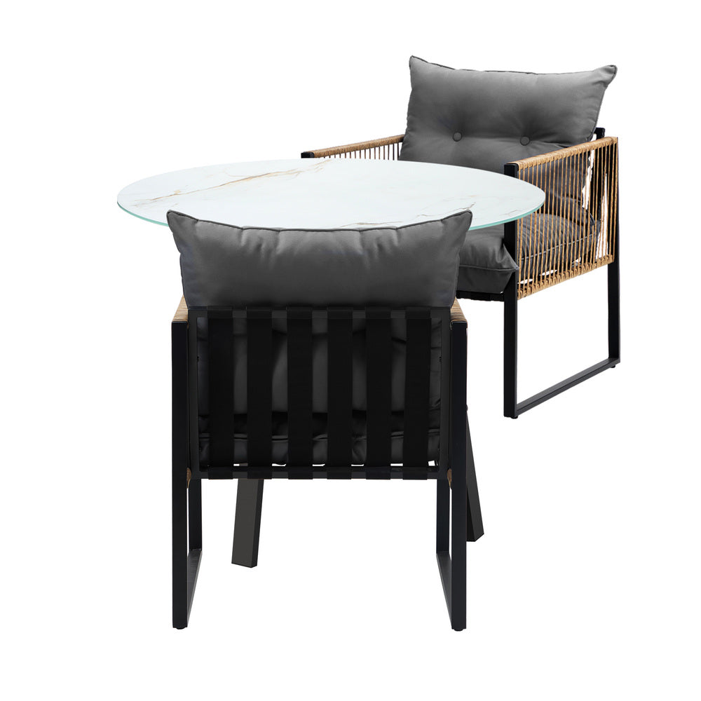 Outdoor Patio Set 4 Seater Bistro Setting