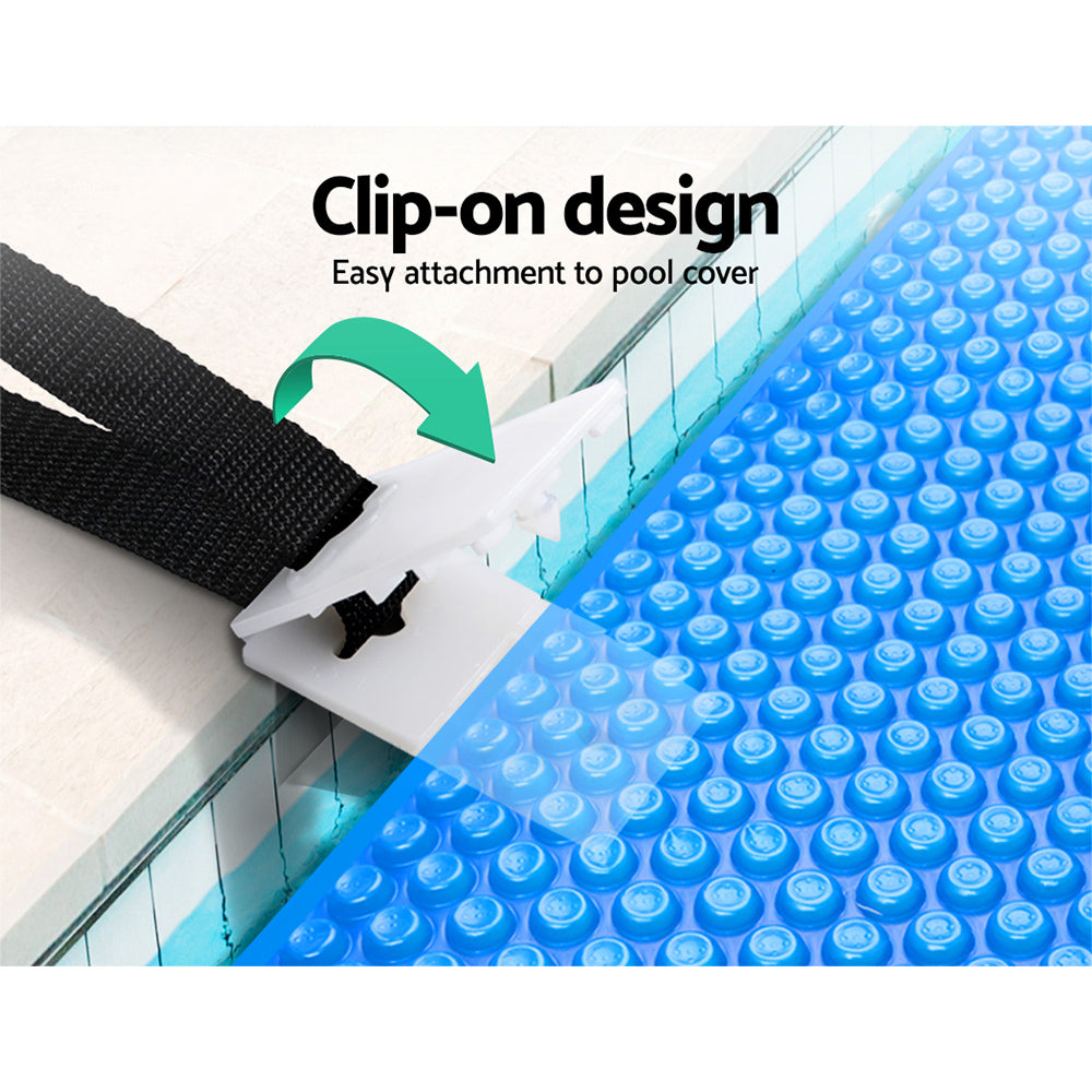 Pool Cover Roller Attachment Swimming Pool Reel Straps Kit 8Pcs
