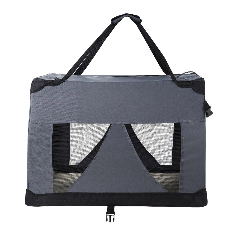 Pet Carrier Soft Crate Dog Cat Travel 82X58Cm Foldable Car Xl