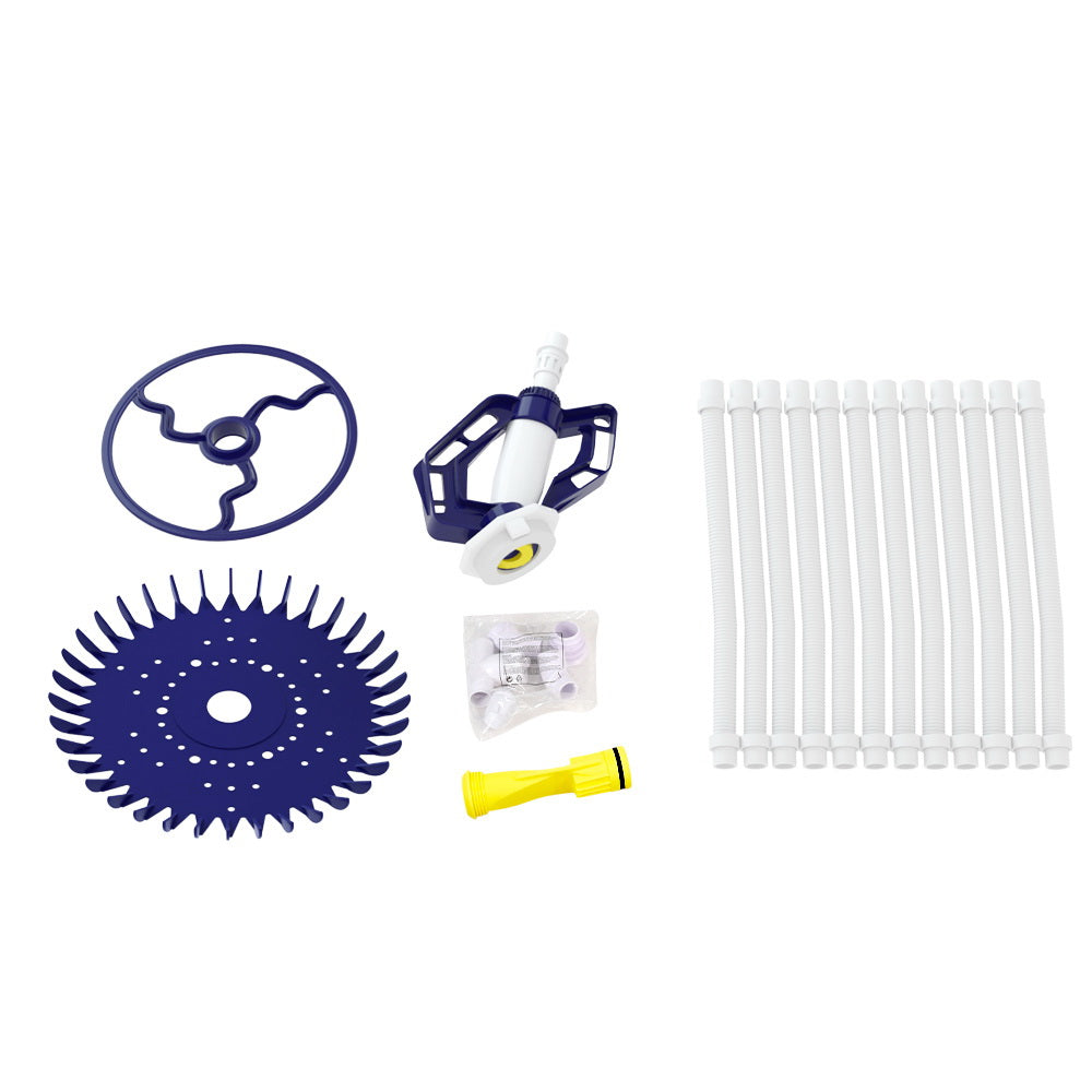 Pool Cleaner Automatic Vacuum Floor Climb Suction Swimming Hose 10M