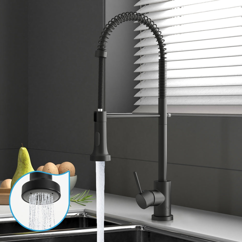 Kitchen Mixer Tap Pull Out Sink Faucet Basin Brass Swivel 2 Modes WELS