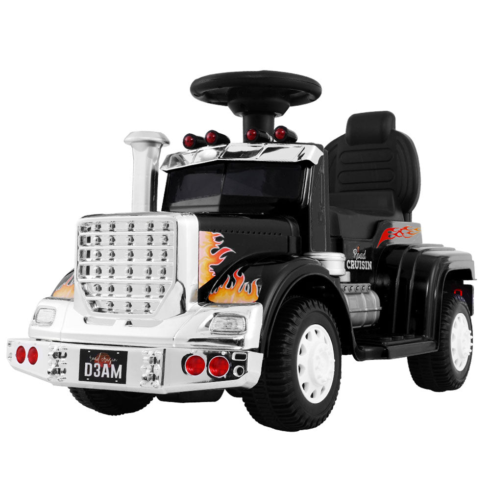 Rigo Kids Electric Ride On Car Truck Motorcycle Motorbike Toy Cars Black