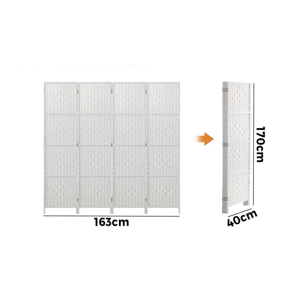 4 Panel Room Divider Privacy Screen