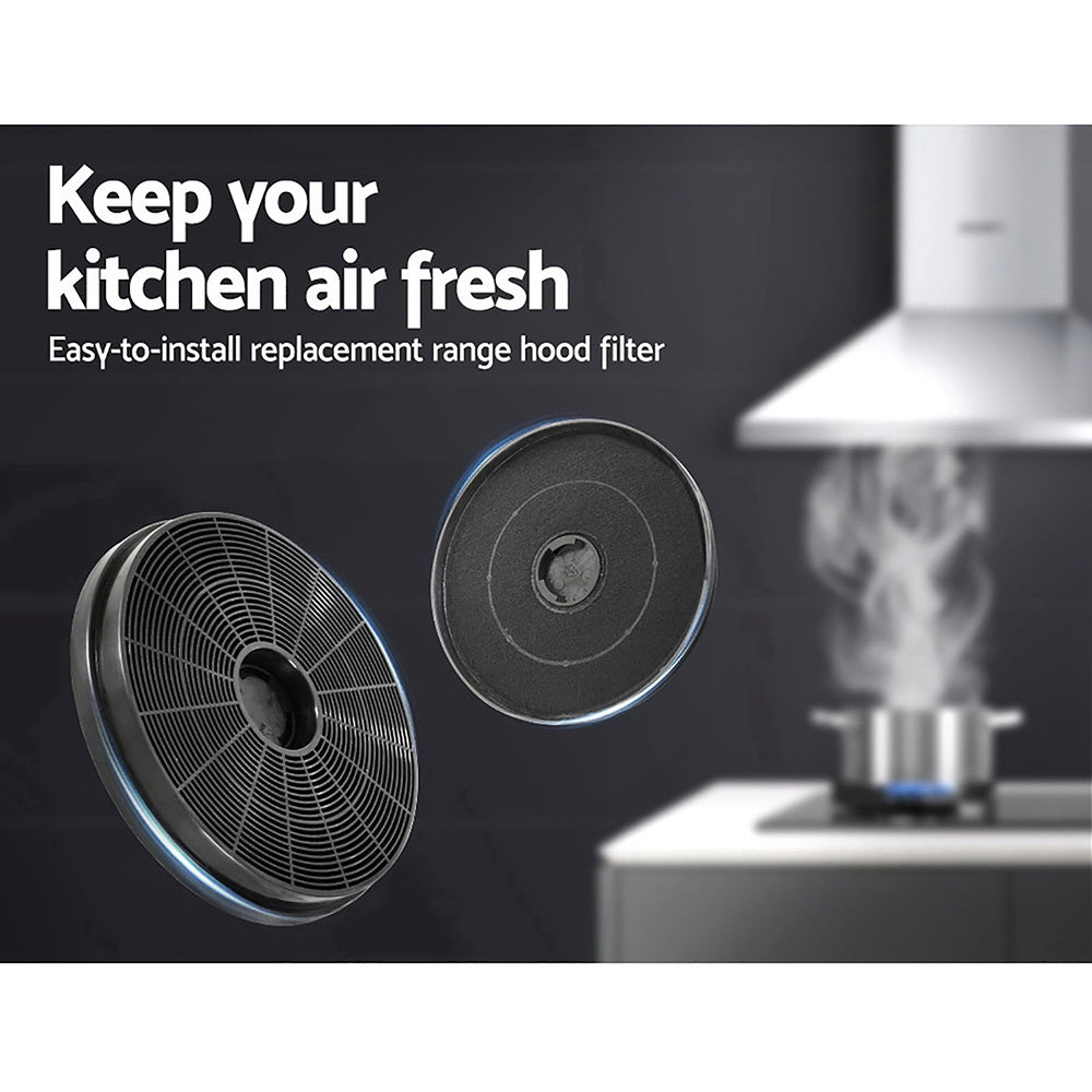 17Cm Range Hood Carbon Charcoal Filters Replacement X2