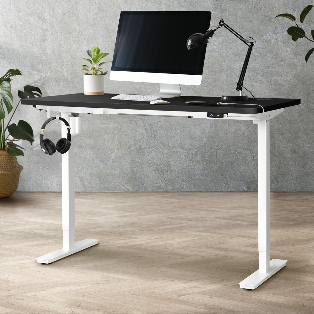 Electric Standing Desk Single Motor Height Adjustable Sit Stand Table