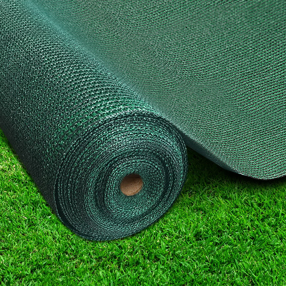 50% Shade Cloth 3.66x10m - Heavy Duty Garden Mesh Roll, Green