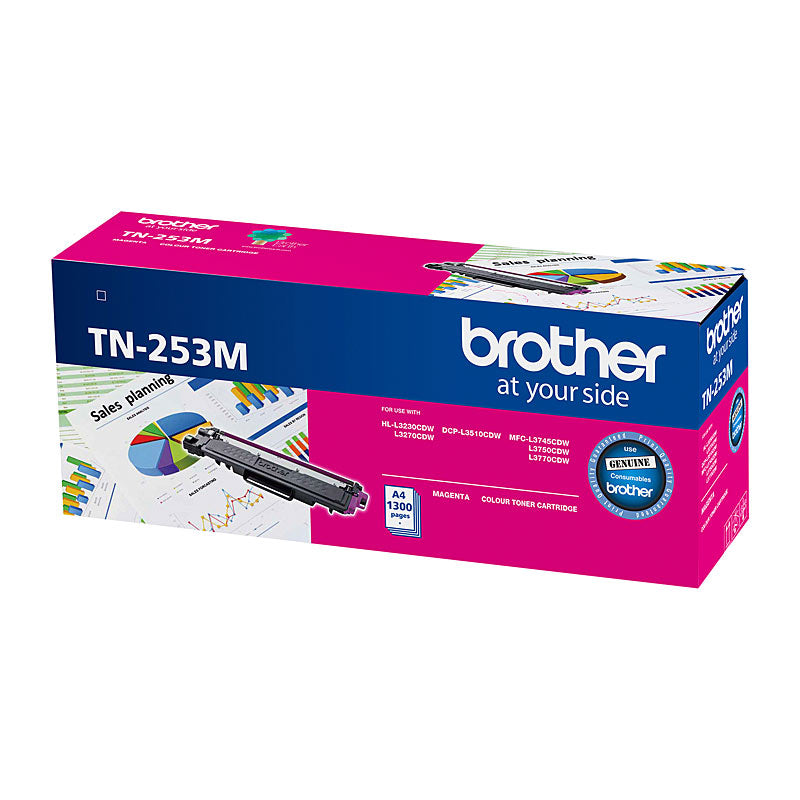 Tn-253M Magenta Toner Cartridge To Suit - 1,300 Pages