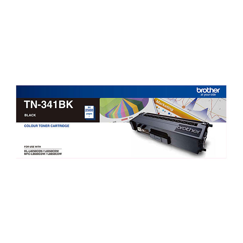 Tn-341Bk Colour Laser-Standard Yield Black Toner 2500 Pages