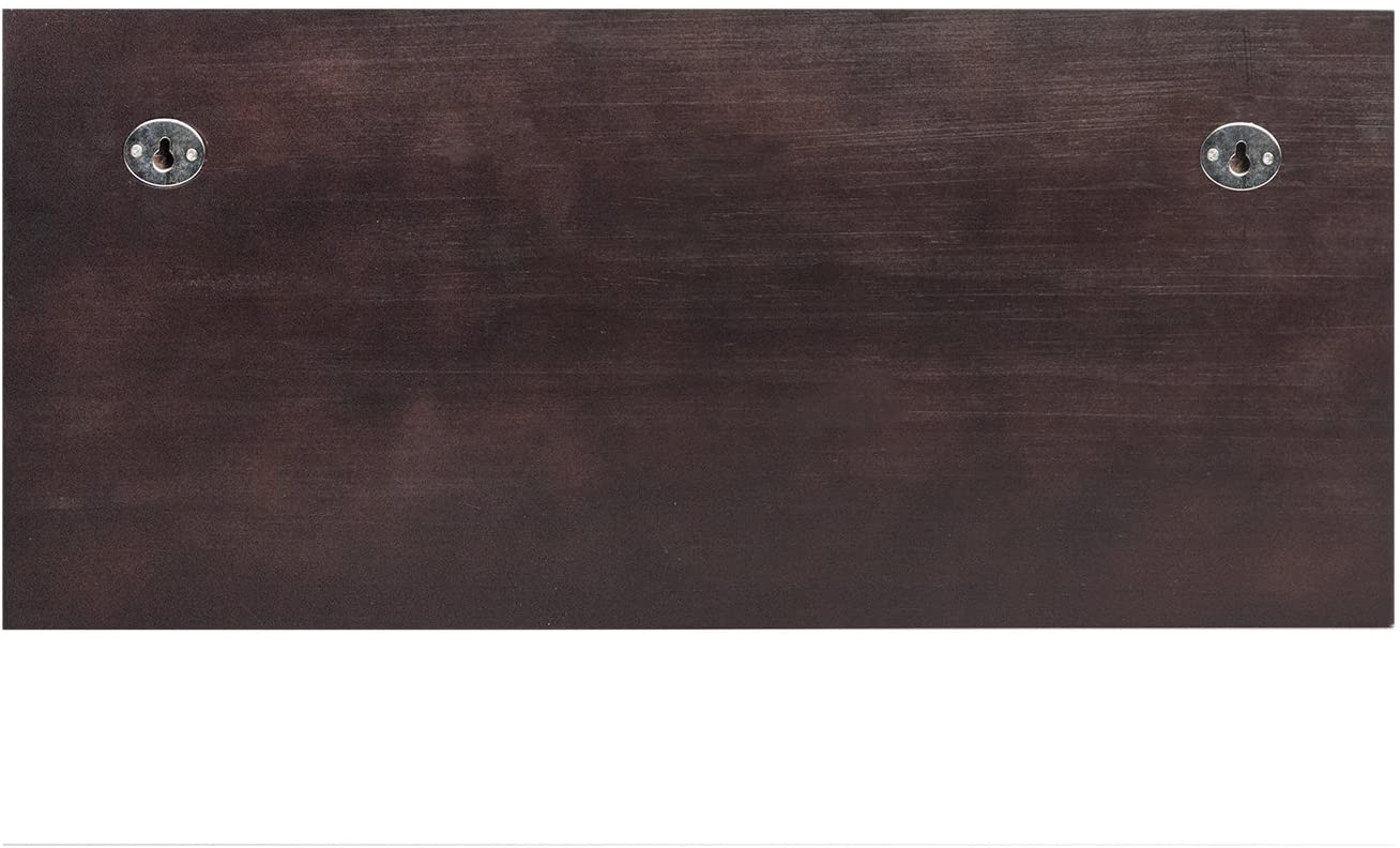 Wood Entryway Coat Rack With 2 Leather Tray(Brown)