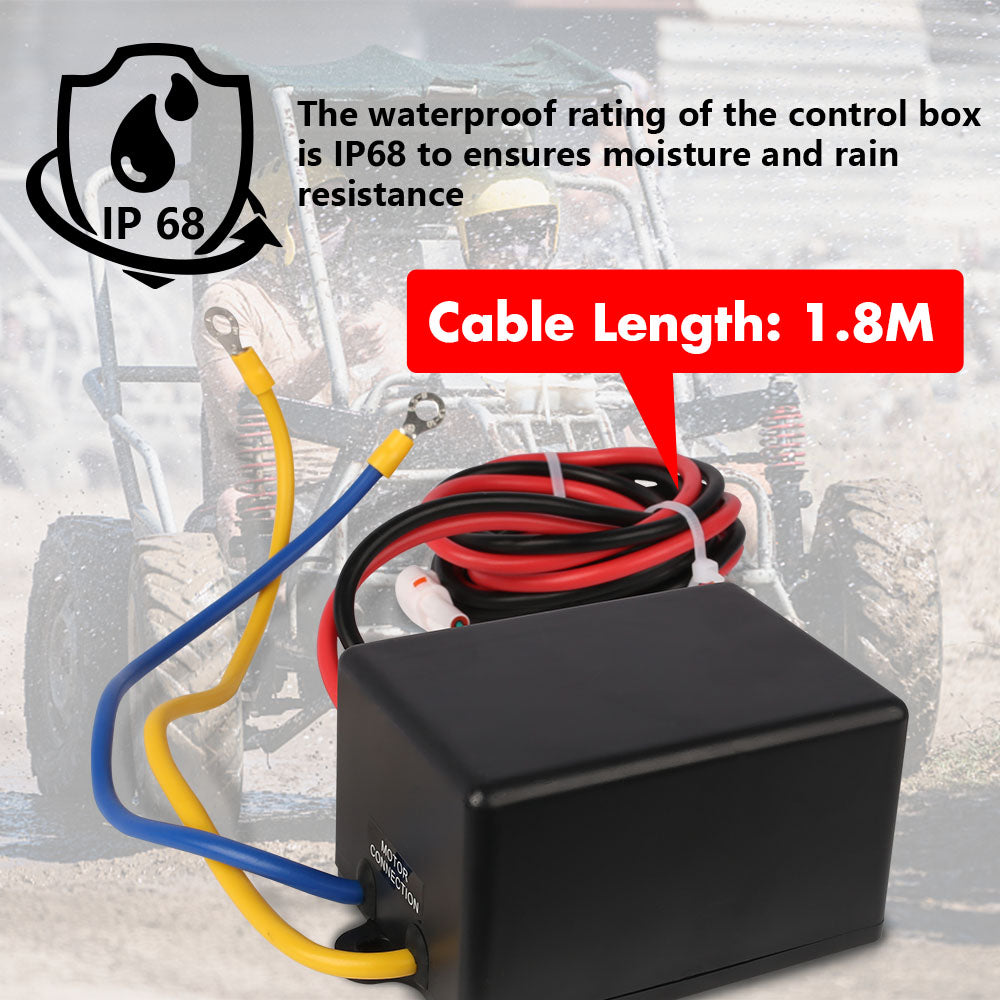 4500Lb Electric Winch 12V Wireless Portable Atv Utv Boat Trailer