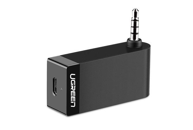 Wireless Bluetooth 4.1 Music Audio Receiver Adapter With Mic & Batery - Black