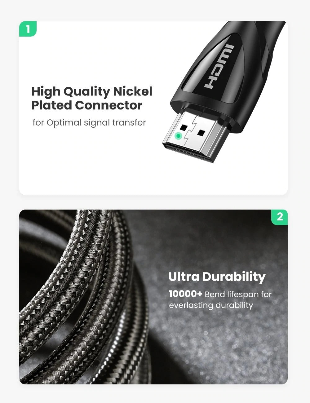 80404 8K Ultra Hd Hdmi 2.1 Cable 3M