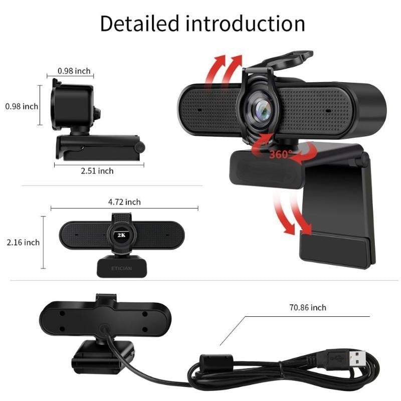 Web Camera C930 Full Hd 1440P