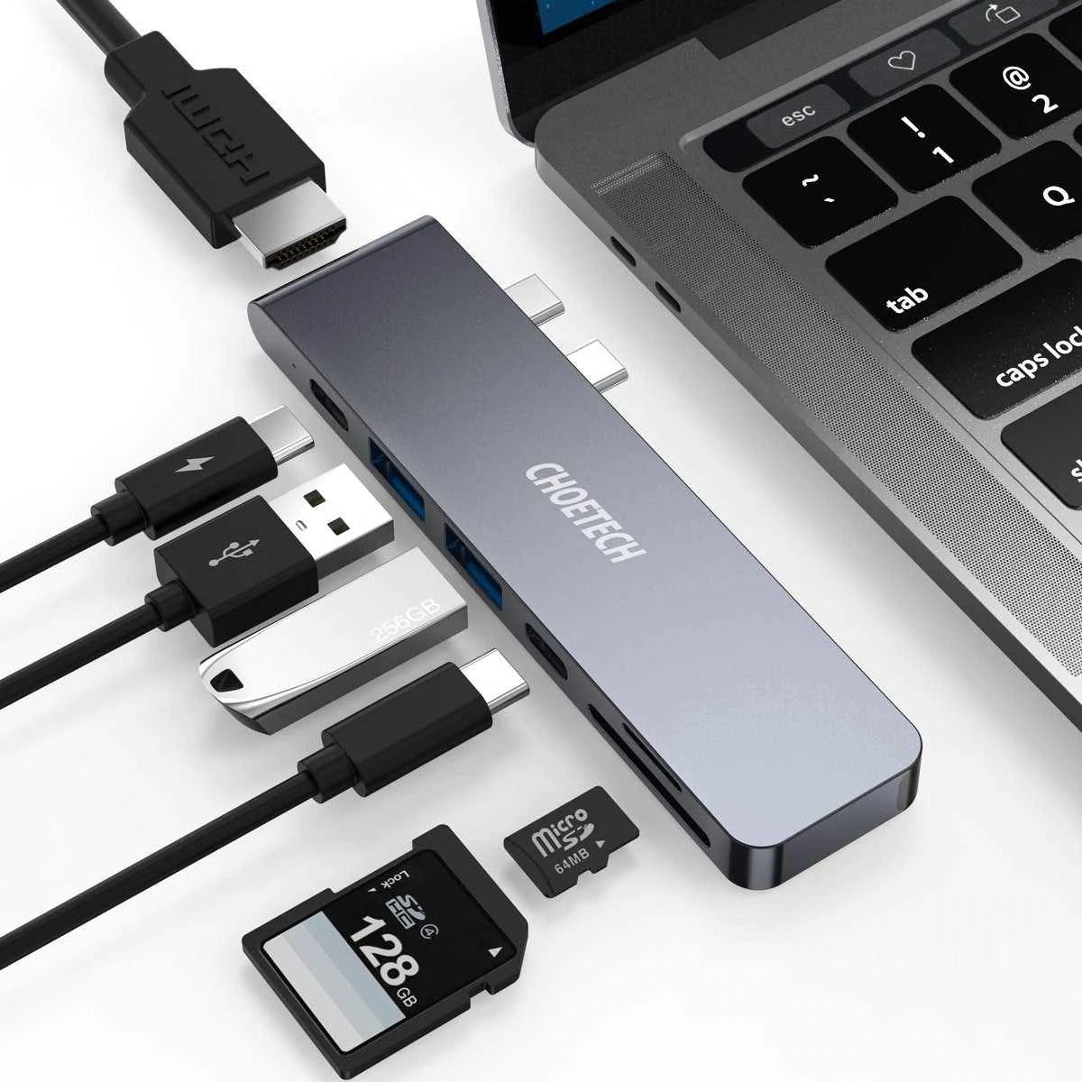 Usb-C 7 In 1 Expand Docking Station Hub For Macbook Pro