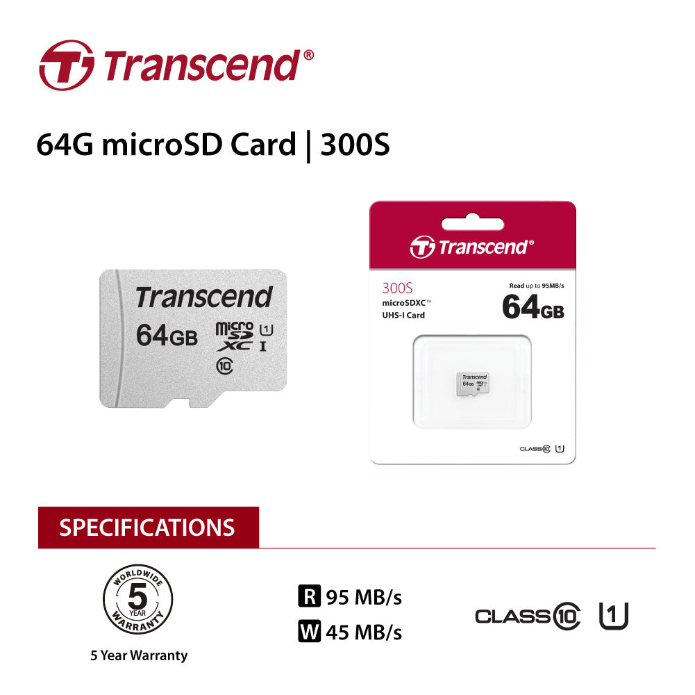 64Gb Uhs-I U1 Microsd W/O Adapter (Microsdhc I)