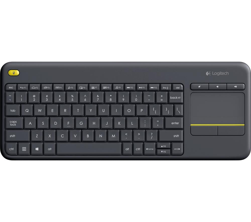 K400 Plus Touch Wireless Keyboard - Black (920-007165)
