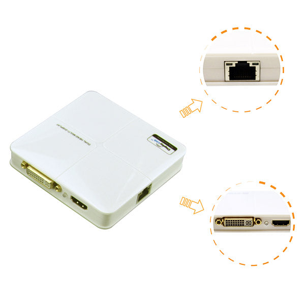 Usb 3.0 Dual Head Display With Gigabit Ethernet Adapter