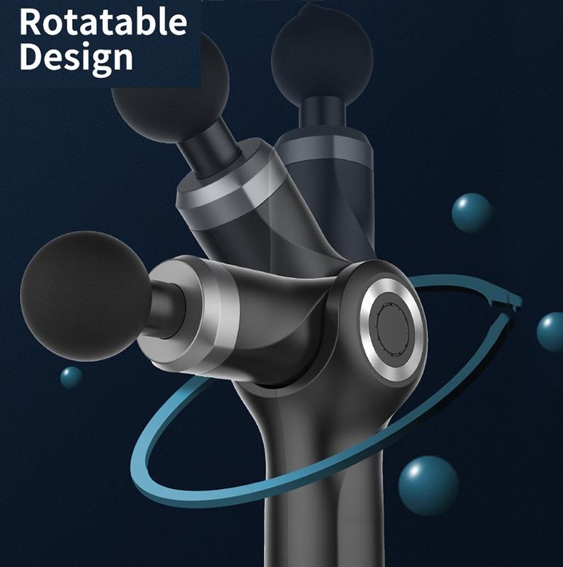 Electric Shock Muscle Massage Gun - Foldable Pocket