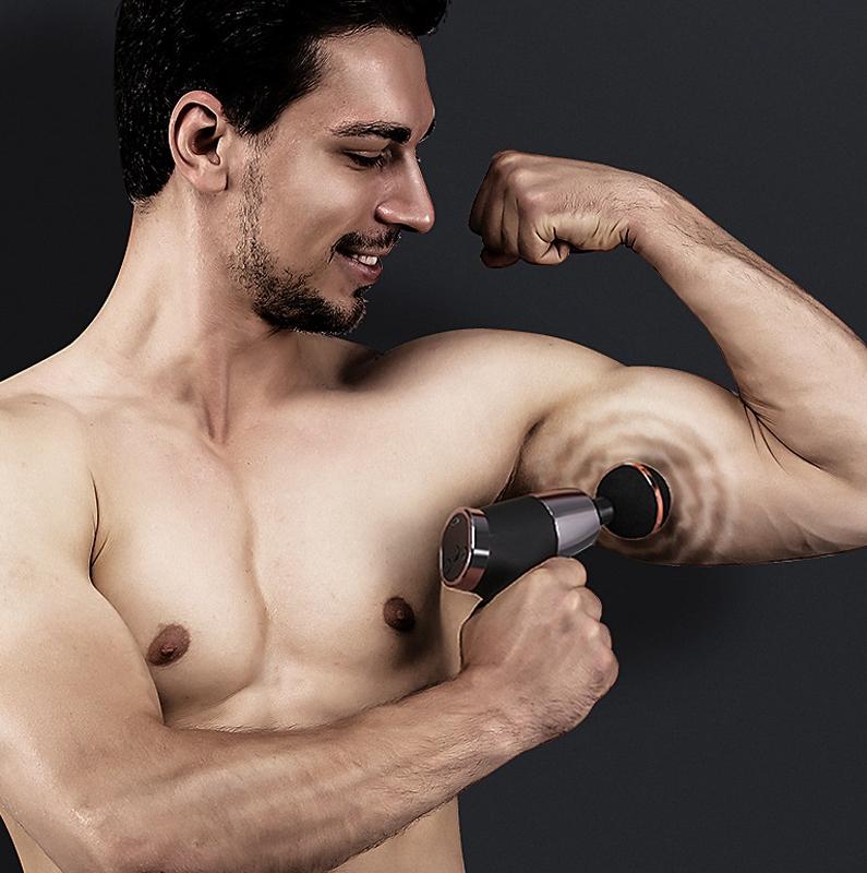 20-Speed Electric Shock Muscle Massage Gun With Lcd