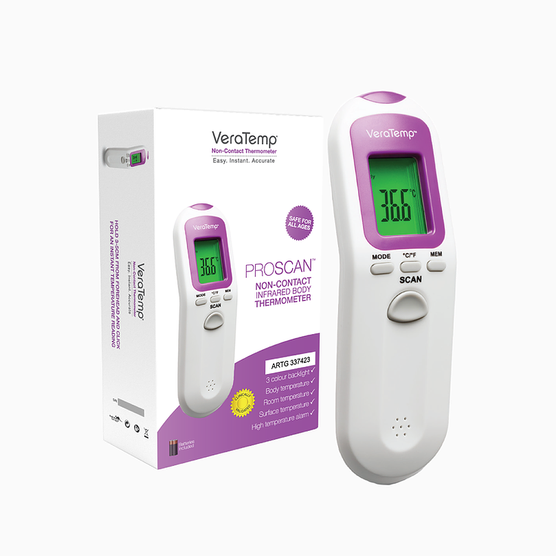 Veratemp Non-Contact Baby Thermometer Infrared Lcd Ir
