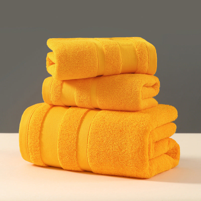 Luxury 3-Piece 100% Cotton Towel Set - Blue