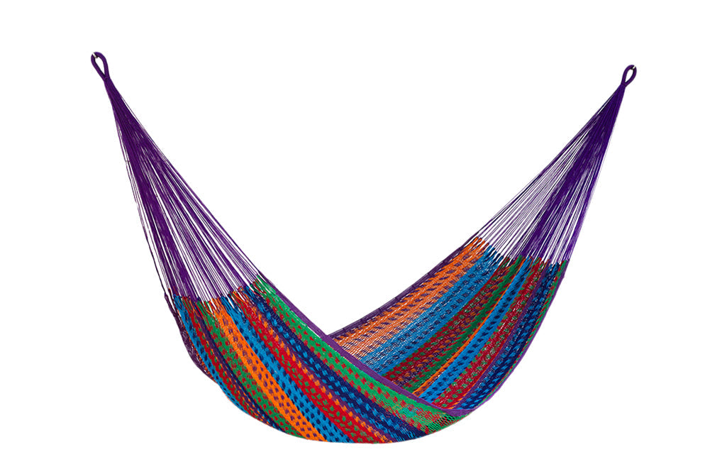 Outdoor Undercover Cotton Hammock Family Size Colorina