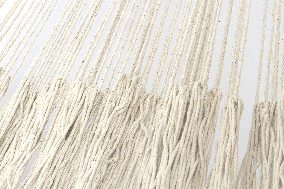 Outdoor Undercover Cotton Hammock Family Size Marble